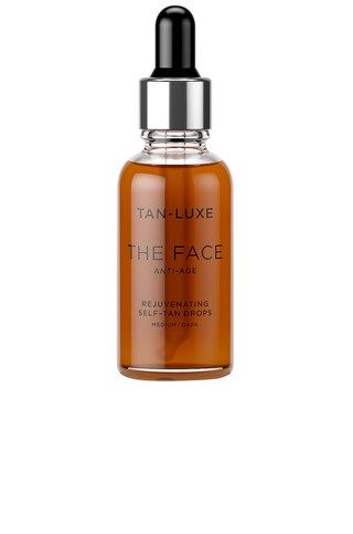 Tan Luxe The Face Anti-Age Rejuvenating Self-Tan Drops in Medium/Dark from Revolve.com | Revolve Clothing (Global)