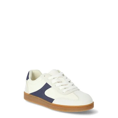 No Boundaries Women s Lace Up Sporty Sneakers Wide Width Available | Walmart (US)