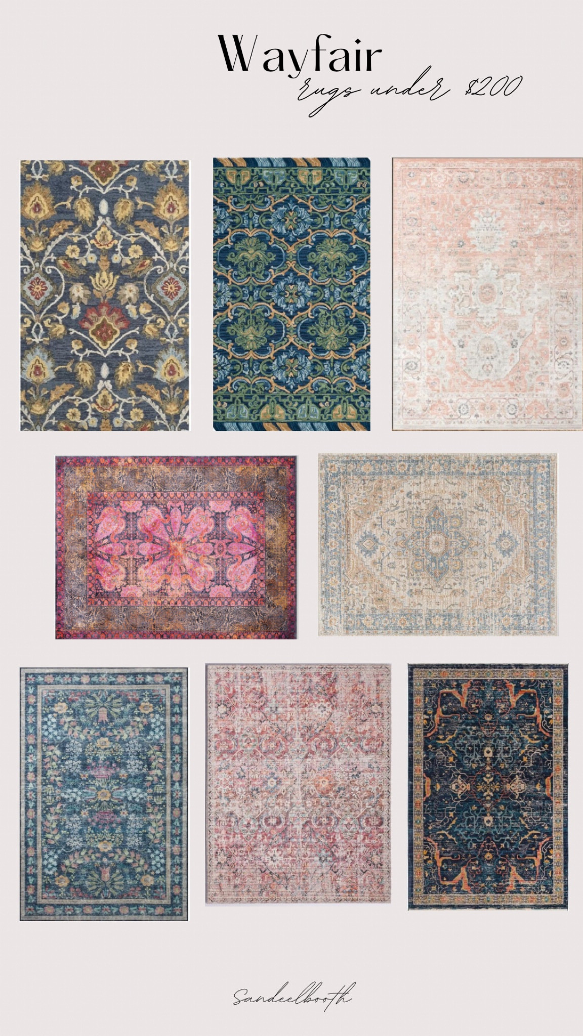 Wayfair sale! Living room rug, bedroom rug, washable rug, wool rug, 

#LTKFindsUnder100 #LTKHome #LTKSaleAlert