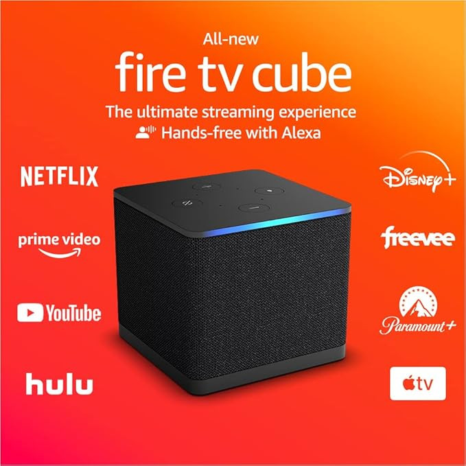 Amazon Fire TV Cube, Hands-free streaming device with Alexa, Wi-Fi 6E, 4K Ultra HD | Amazon (US)
