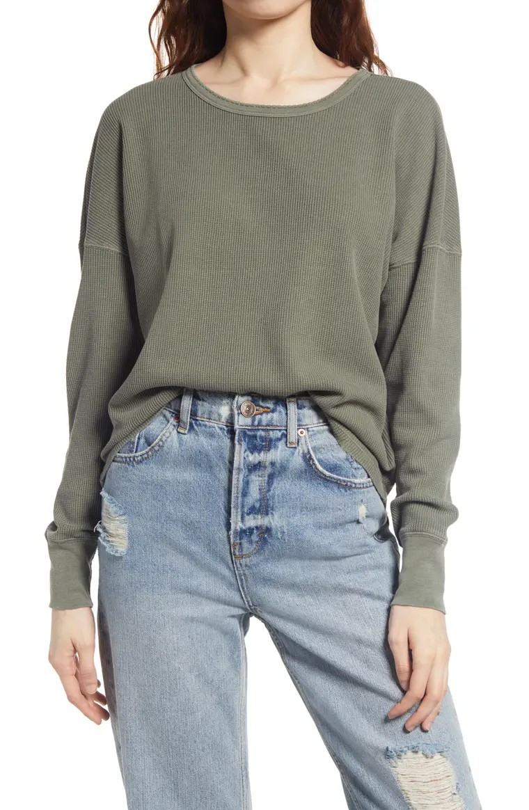 Washed Thermal Top | Nordstrom