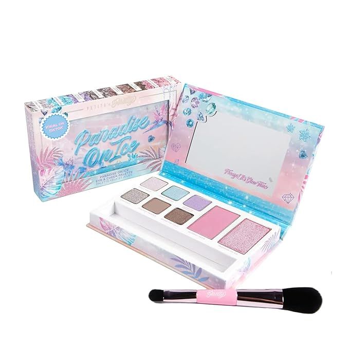 Petite 'N Pretty - Paradise on Ice Eye and Cheek Palette for Kids, Children, Tweens and Teens - G... | Amazon (US)