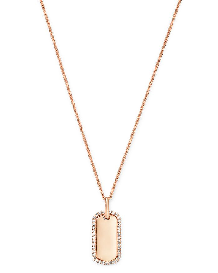 Bloomingdale's
            
    
                
                    Diamond Dog Tag Pendant Nec... | Bloomingdale's (US)