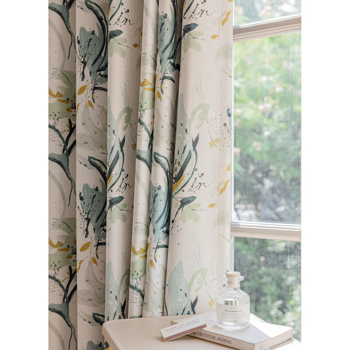 Chloe Linen Room Darkening Curtain Pair (Set of 2) | Wayfair North America