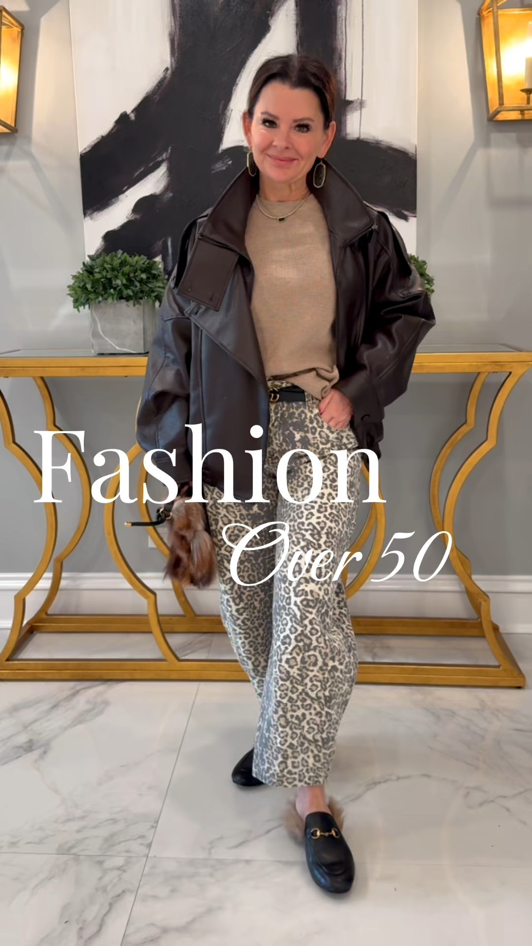 OOTD as a fifty some year old woman. Wearing small in sweater Xs in coat 