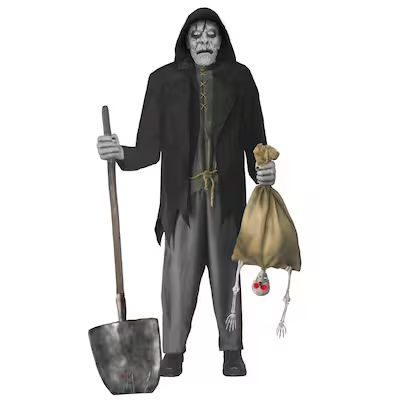 Haunted Living 12-ft Talking LED Bone Collector Animatronic | Lowe's