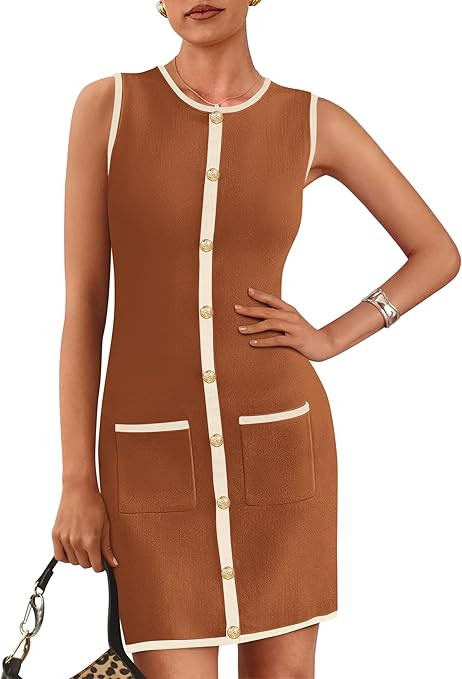 KIRUNDO Women's Work Business Casual Dress 2026 Summer Cocktail Semi Formal Office Elegant Classy... | Amazon (US)