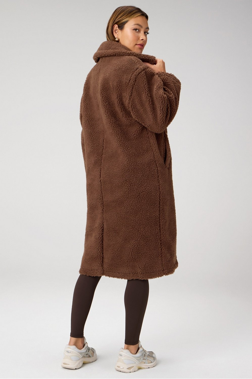 Teddy Long Coat | Fabletics