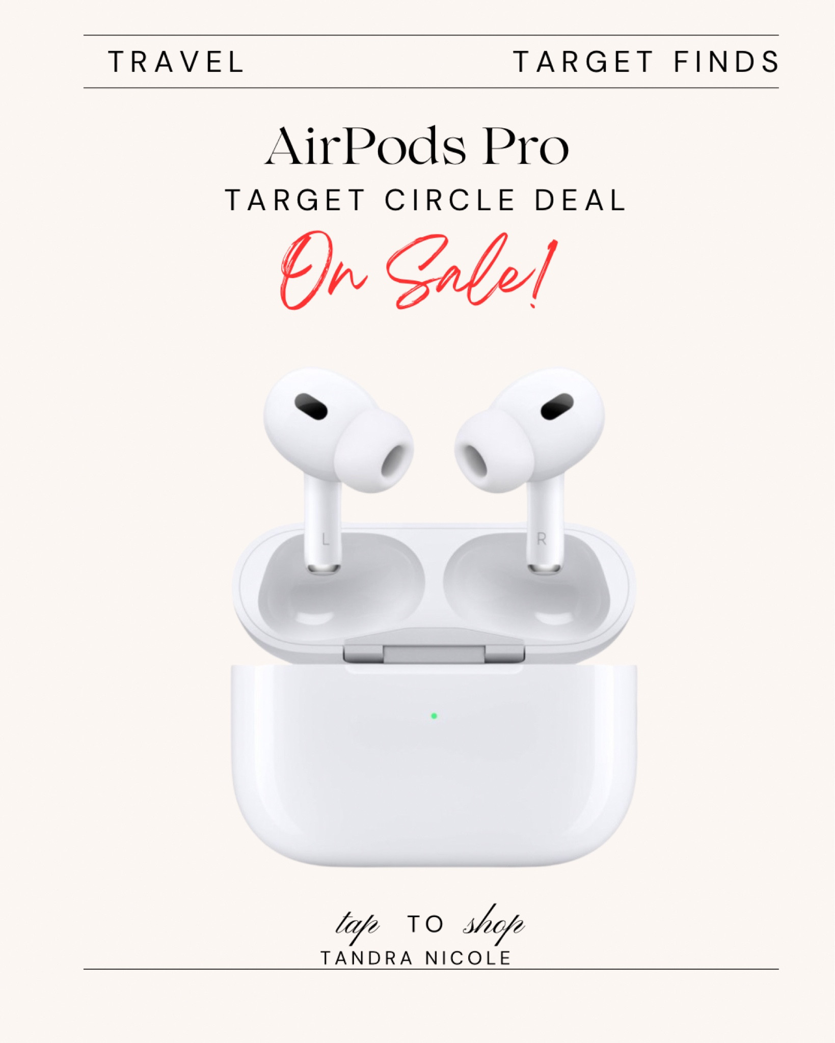 If you’re traveling soon or just need a good pair of headphones, the 2nd gen AirPods are currently on sale at Target!

#LTKFitness 

#LTKtravel #LTKsalealert #LTKxTarget