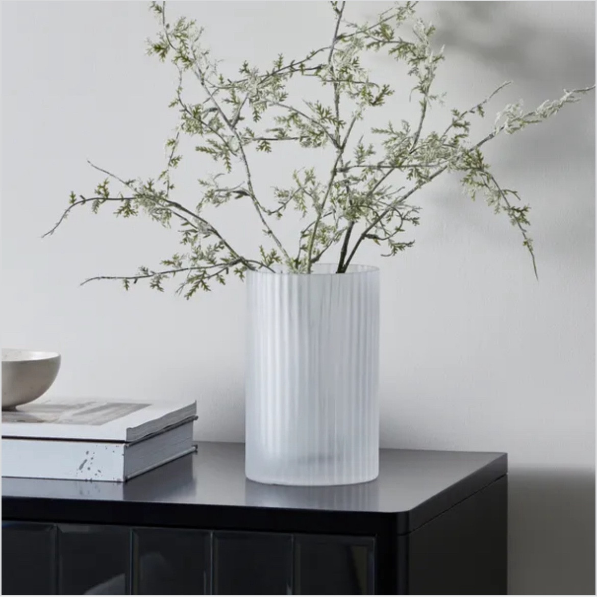 Ridged Frosted Glass Vase

#Vase #homedecor 

#LTKuk #LTKgiftguide #LTKhome