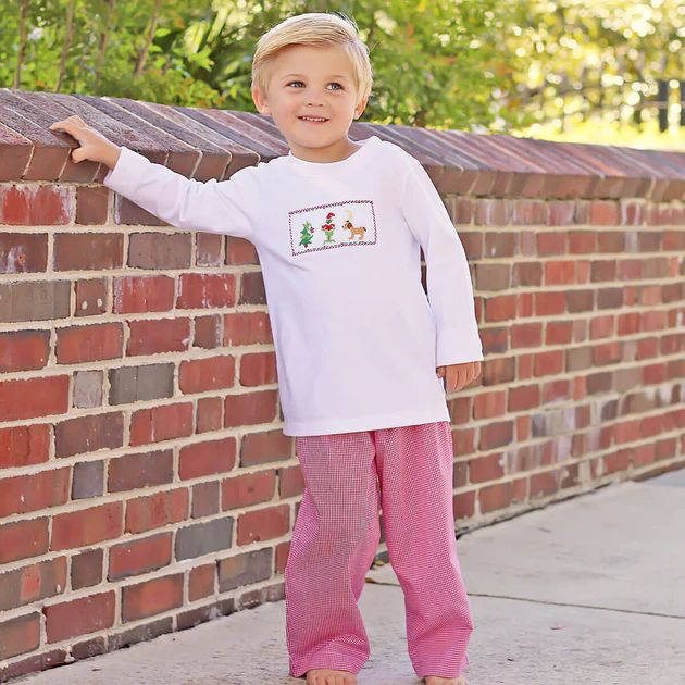 Mr. Grouch Smocked Pant Set | Classic Whimsy