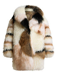 ETRO Patchwork Coat | Neutrals | FARFETCH CA