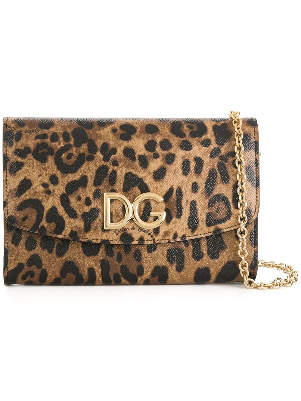 Dolce & Gabbana leopard printed purse - Multicolour | FarFetch US