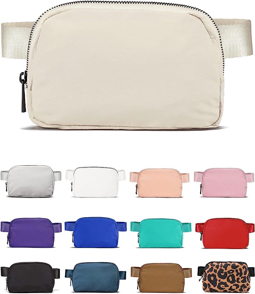 Cross Body Fanny Packs for Women Men Fashion Waist Bag Pouch Nylon Small Travel Crossbody Bags Mi... | Amazon (US)