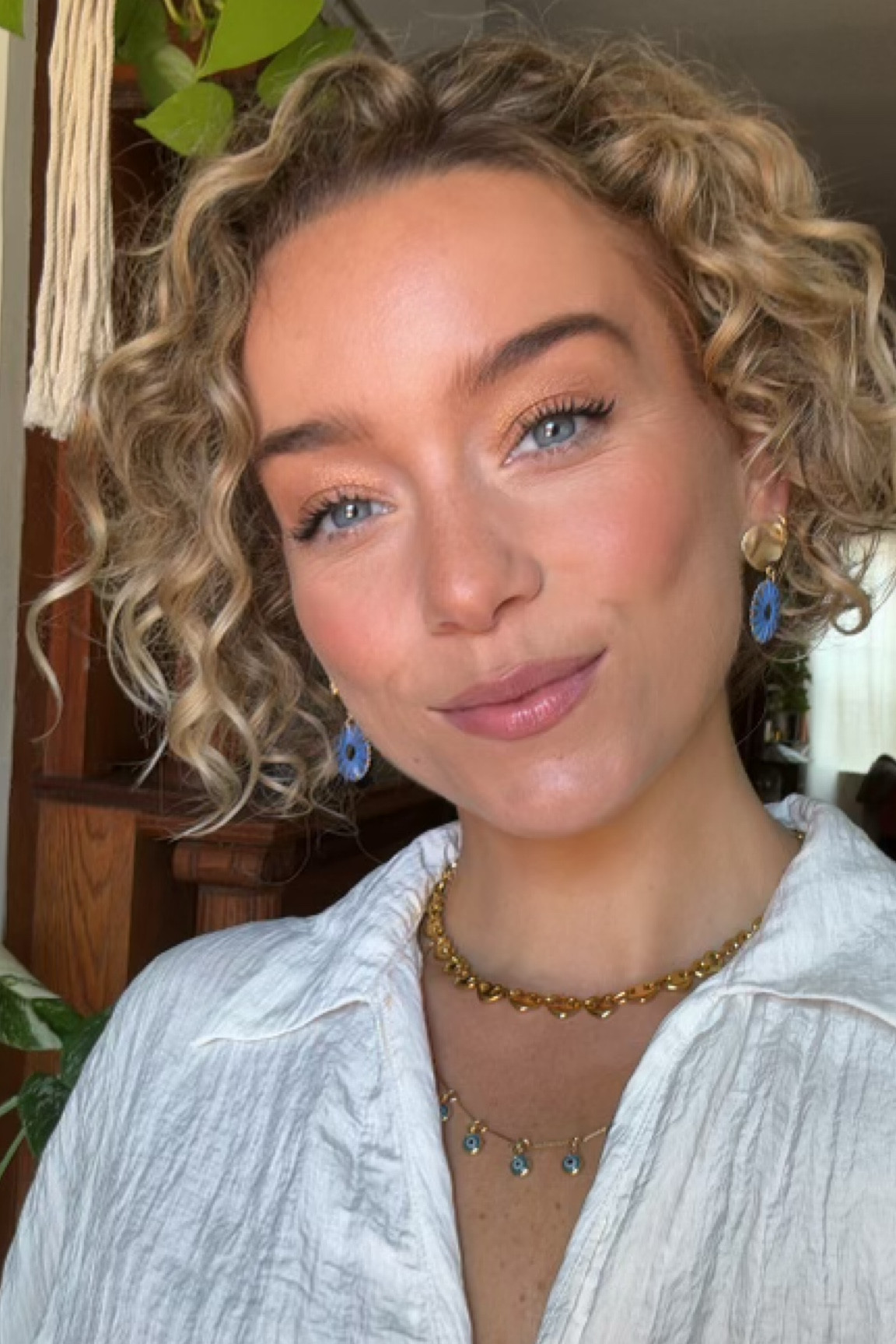 White + blue colorways for summer 💙🤍☀️ Necklaces are from Keila Jewelry - my FAV Brooklyn jewelry store! Top from H&M, earrings are GAP. Added similar items to get the same look!

#LTKFindsUnder100 #LTKStyleTip #LTKFindsUnder50