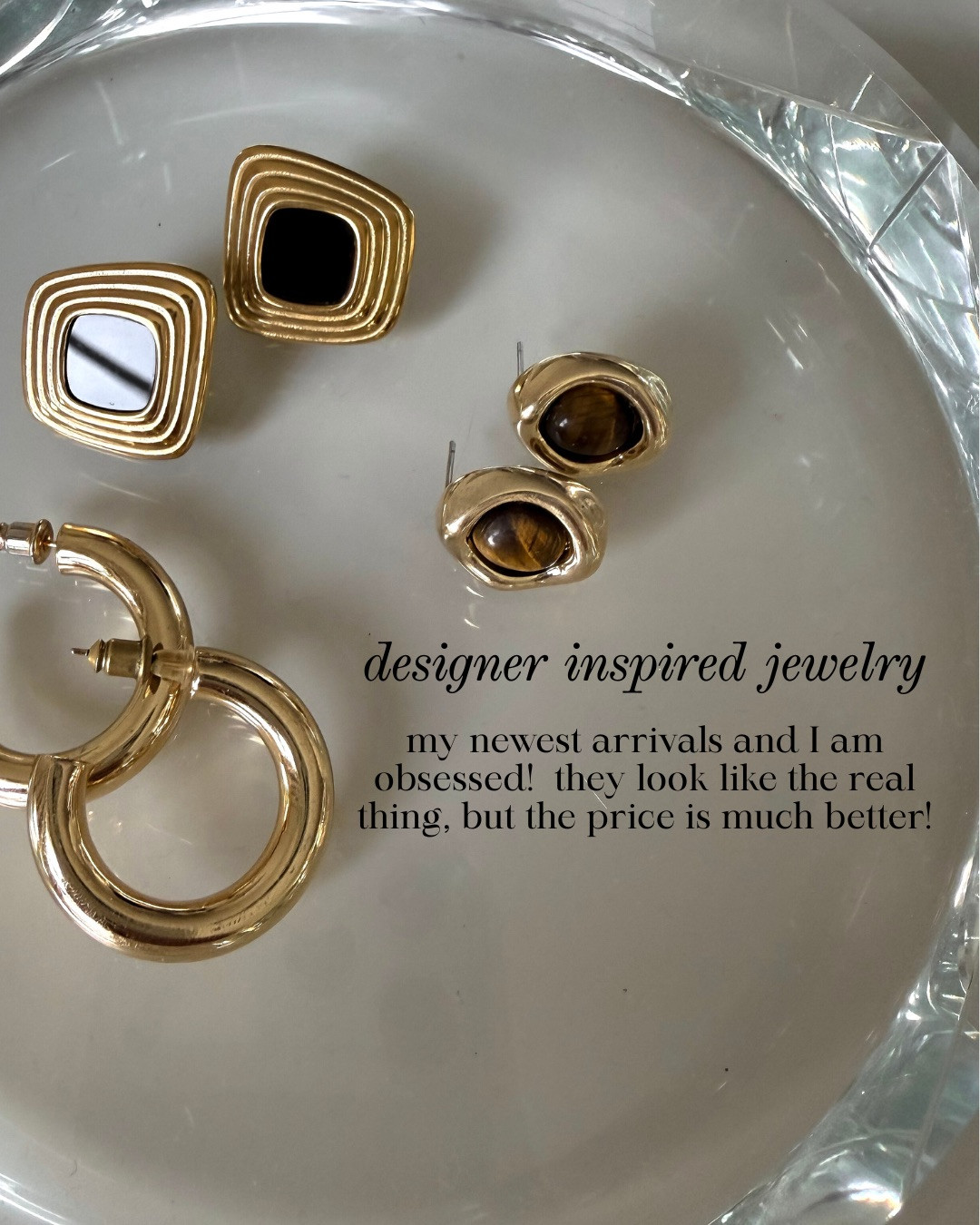 DESIGNER INSPIRED JEWELRY — ELEVATED, TIMELESS, AND AFFORDABLE! These NEW ARRIVALS look completely DESIGNER — bold shapes, rich gold tones, and that sculptural finish that feels high-end without the price tag. The perfect way to elevate everyday outfits with pieces that feel luxe, modern, and incredibly wearable.

#Amazon #TheHillaryStyle #DesignerInspiredJewelry #GoldStatementEarrings #EverydayElevated #ChicAccessories #AmazonFashionFinds #AffordableStyle #WardrobeEssentials #TimelessDesign 

 #LTKOver40 #LTKHome #LTKFindsUnder50