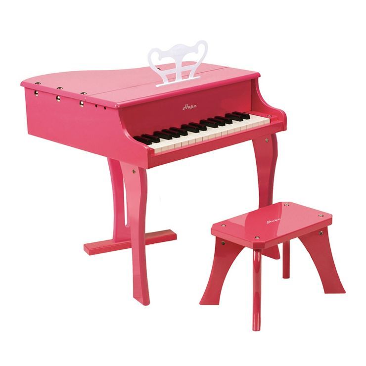 Hape Toys Early Melodies Pink Wooden Happy Grand Piano for Toddlers & Children | Target