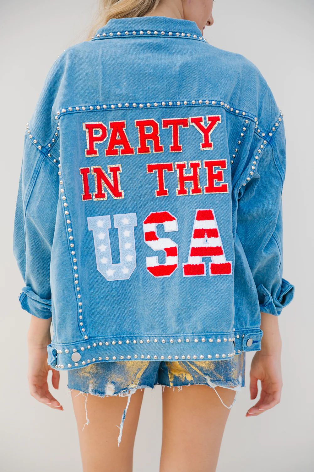 AMERICAN STUD DENIM JACKET | Judith March