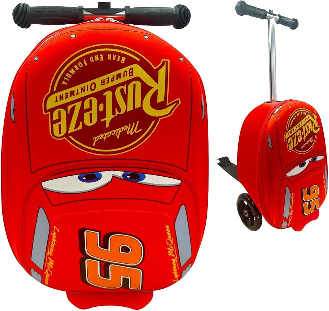 Fast Forward Kid’s Licensed 18" Ride-On Suitcase Scooter - Lightweight Carry-On Luggage Scooter... | Amazon (US)