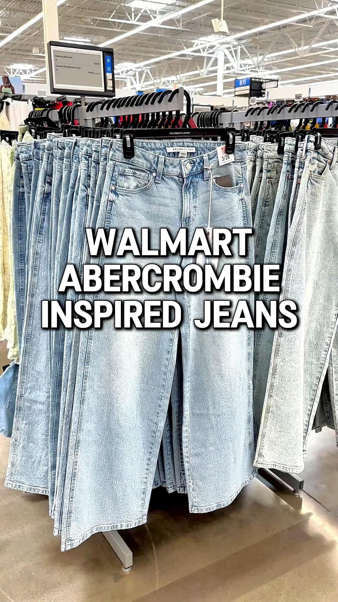 The viral Walmart jeans are BACK 🤍 These look so similar to the Abercrombie wide leg jeans for a fraction of the price 👏🏻 Soft denim, flattering fit, and the perfect relaxed everyday style. I sized up one!

#LTKMothersDay #LTKmomlife #LTKgrwm