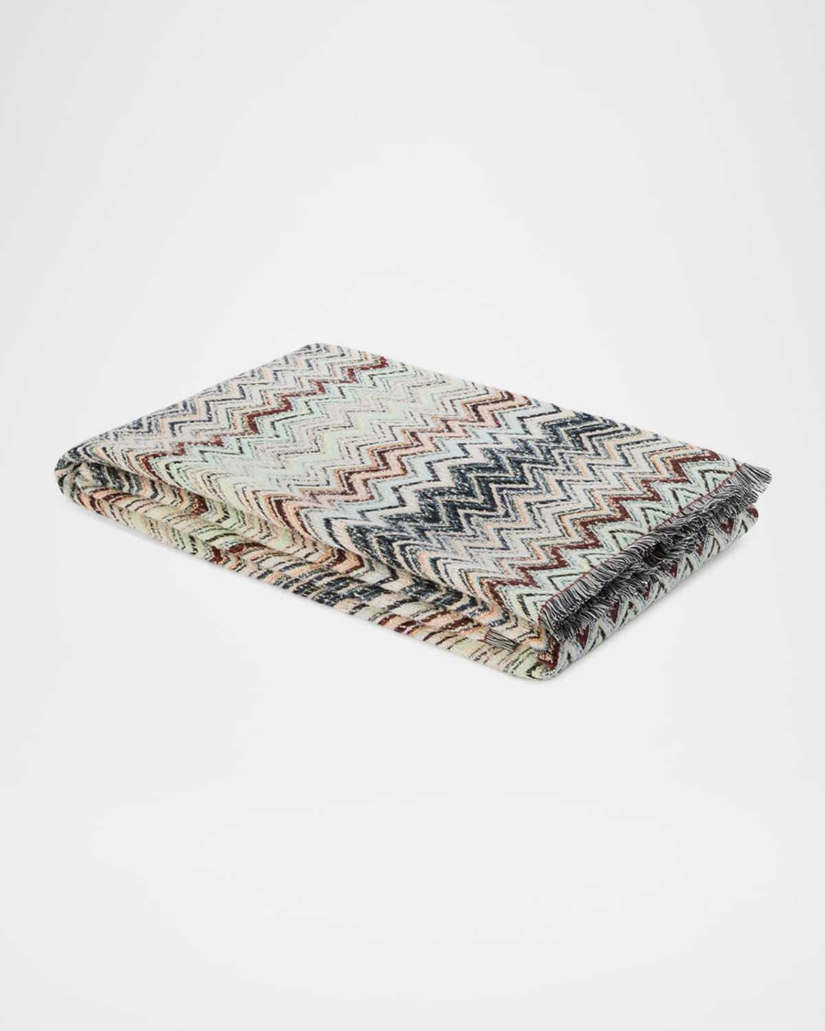 Forest Chevron Throw | Neiman Marcus