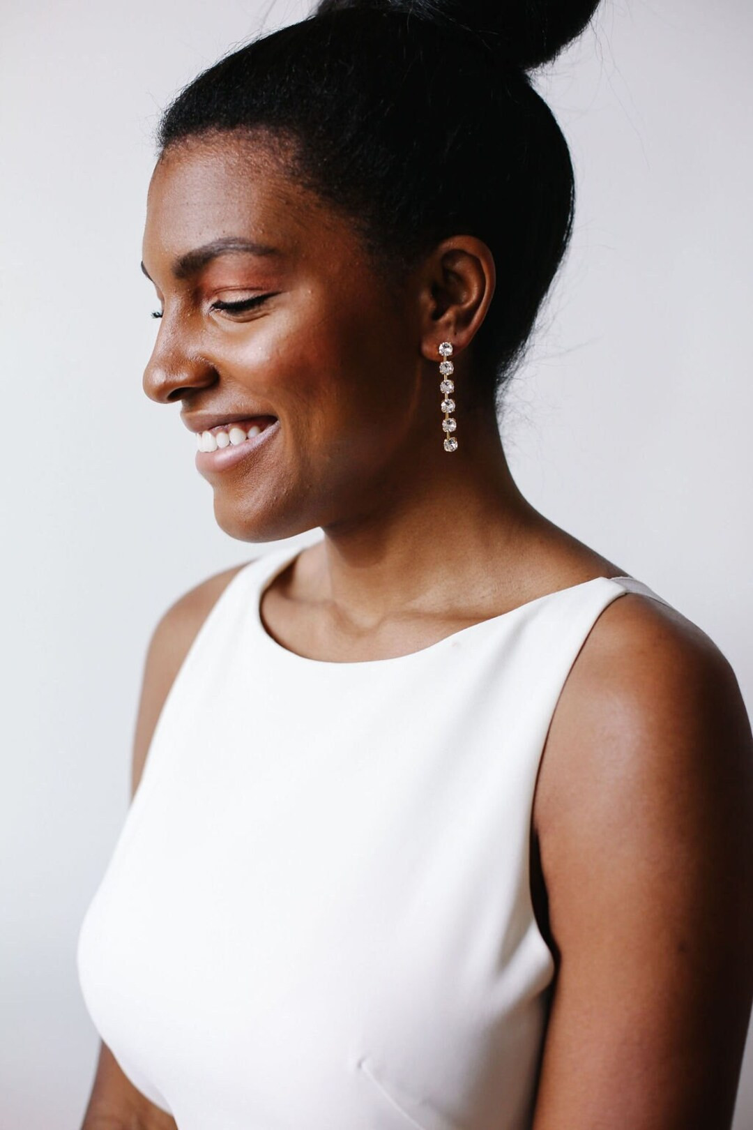 Wedding Dangle Earrings, Glam Earrings, Formal Wedding Guest, Black tie wedding | Etsy (US)