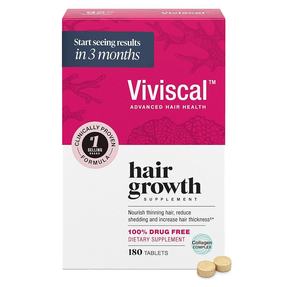 Viviscal Hair Growth Supplements For Women For Thicker, Fuller Hair, Nourishes Thinning & Loss, W... | Amazon (US)