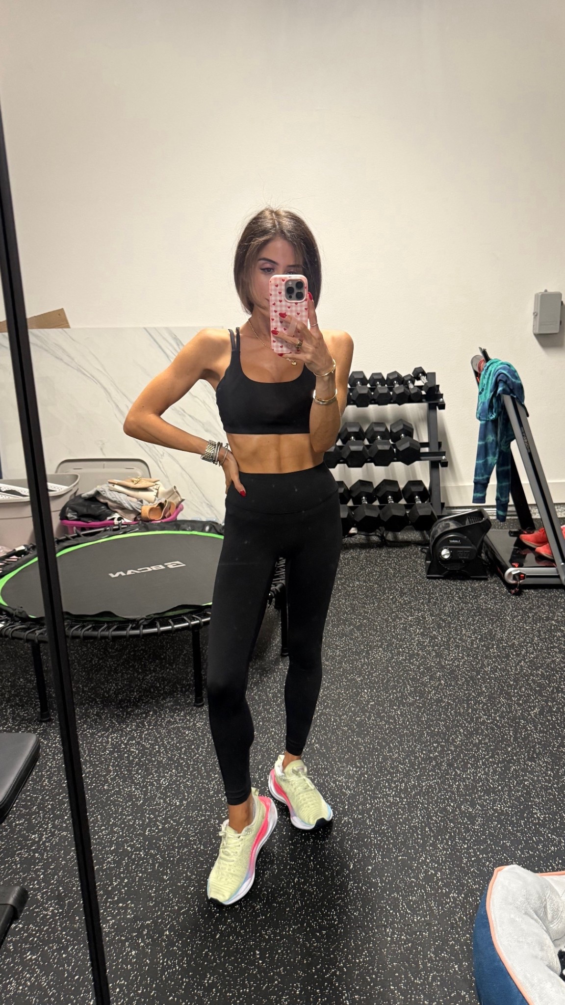 Workout set leggings size xs bra size xs sneakers for walking 

#LTKPetite #LTKActive #LTKootd