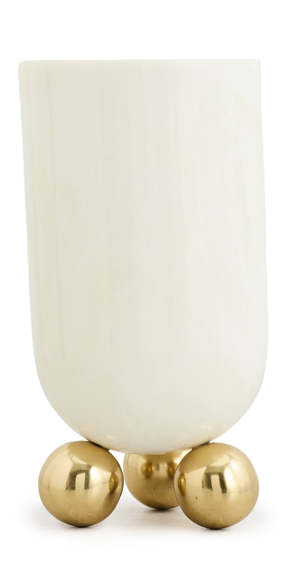 Jonathan Adler Fontana Vase White/Gold One Size | Shopbop