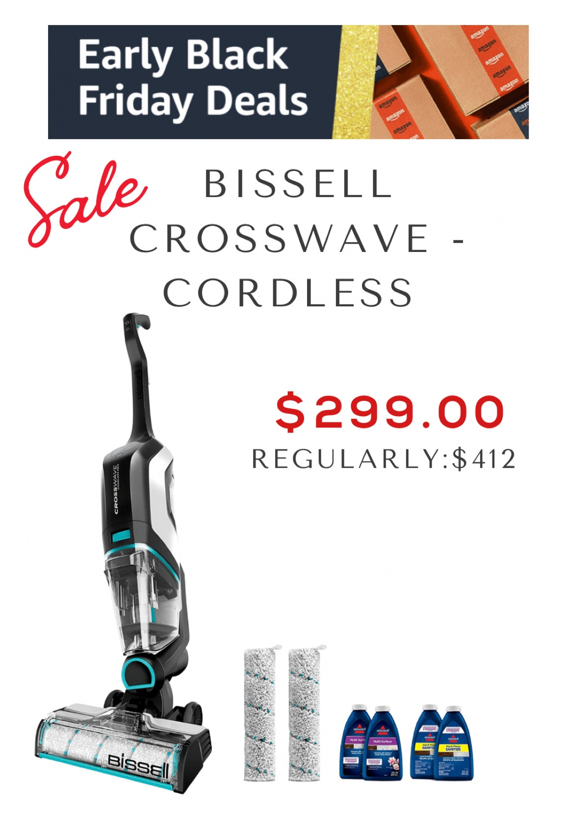 Amazon Black Friday - Cordless Bissell Crosswave, my fave & I own this one! 

#LTKhome #LTKsalealert #LTKGiftGuide