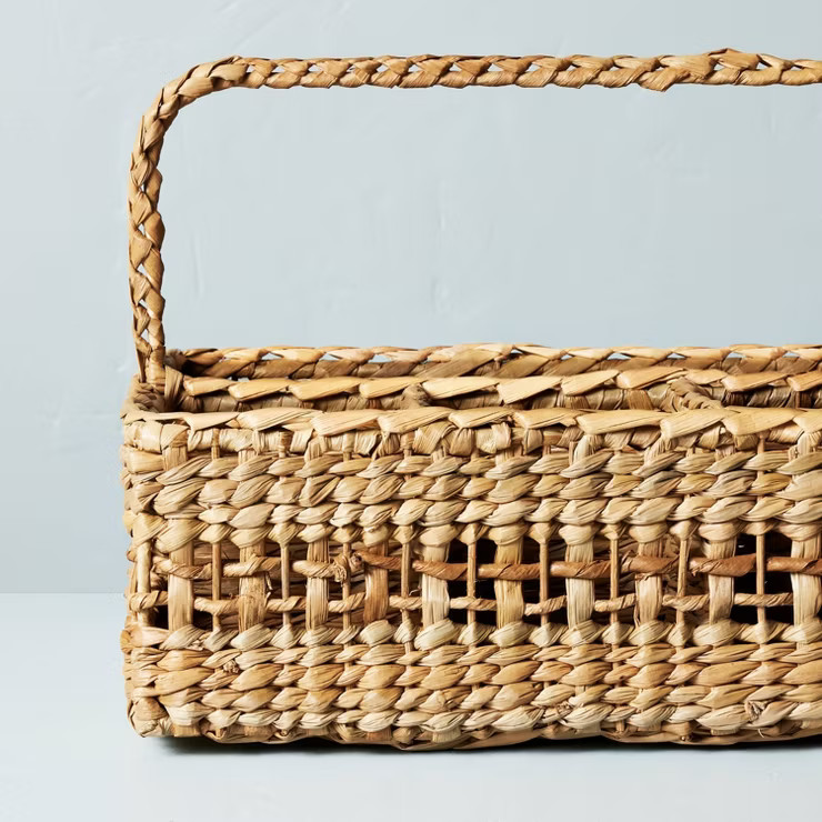 Woven Compartment Basket Caddy - Hearth & Hand™ with Magnolia | Target
