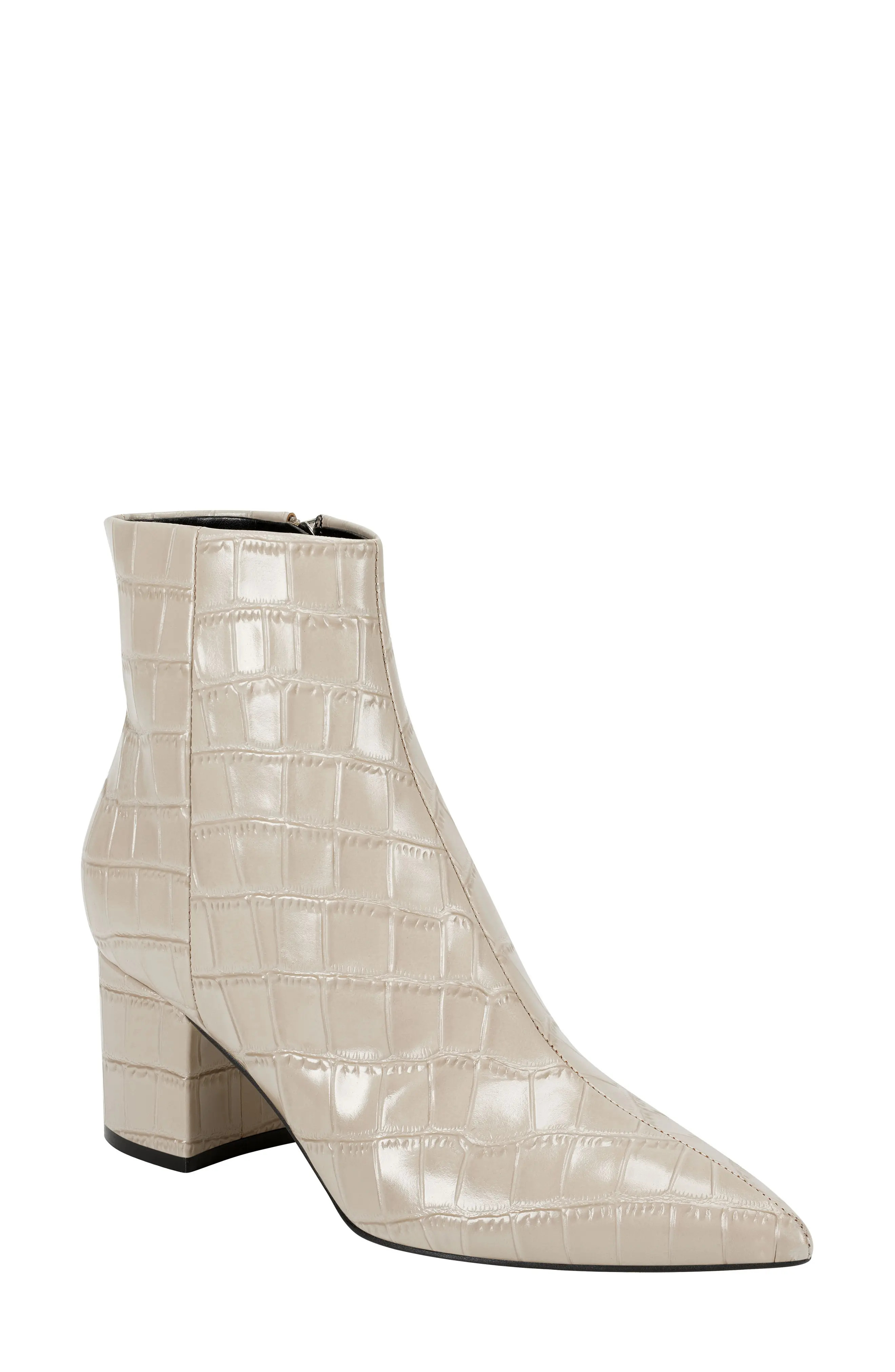 Women's Marc Fisher Ltd Jarli Bootie, Size 6.5 M - Beige | Nordstrom