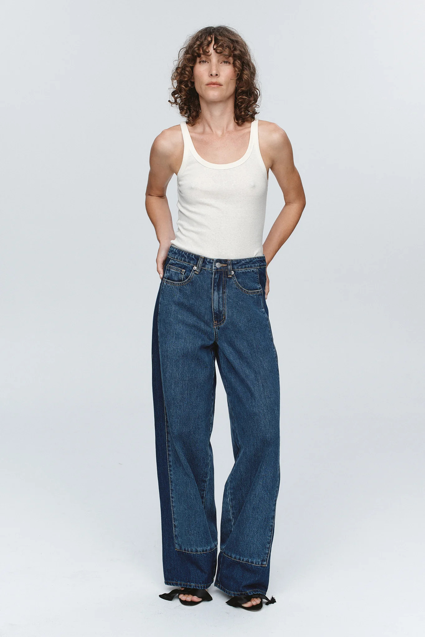 BORDER JEAN - WASHED INDIGO | Marle 