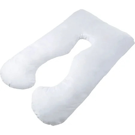 Pregnancy Pillow Full Body Maternity Pillow with Contoured U-Shape by Bluestone Back Support 60 x 35 | Walmart (US)