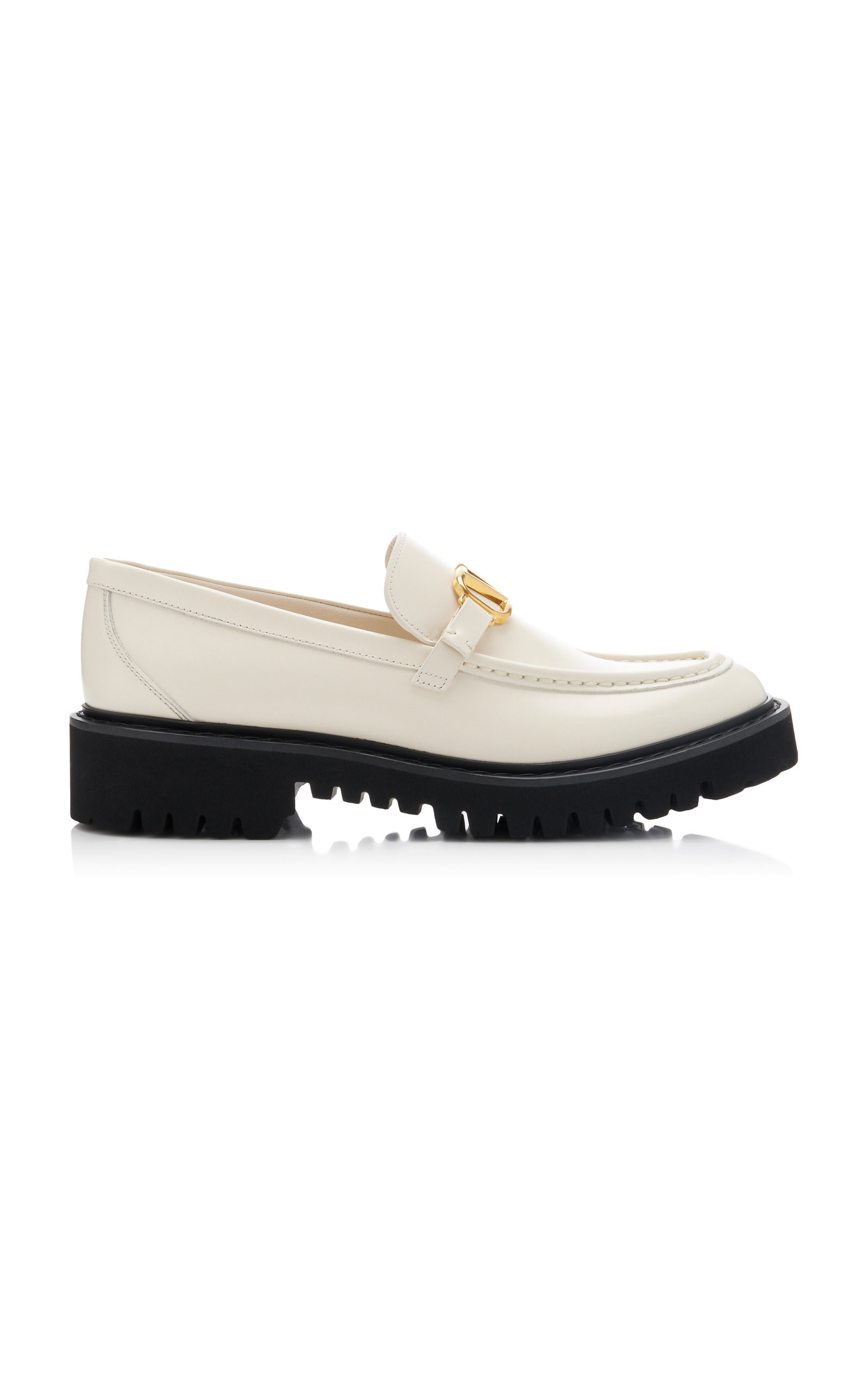 VLogo Leather Loafers | Moda Operandi (Global)