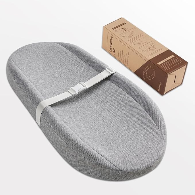 Blissful Diary Baby Changing Pad with Waterproof Lining Foam, Includes a Soft & Washable Cover, C... | Amazon (US)