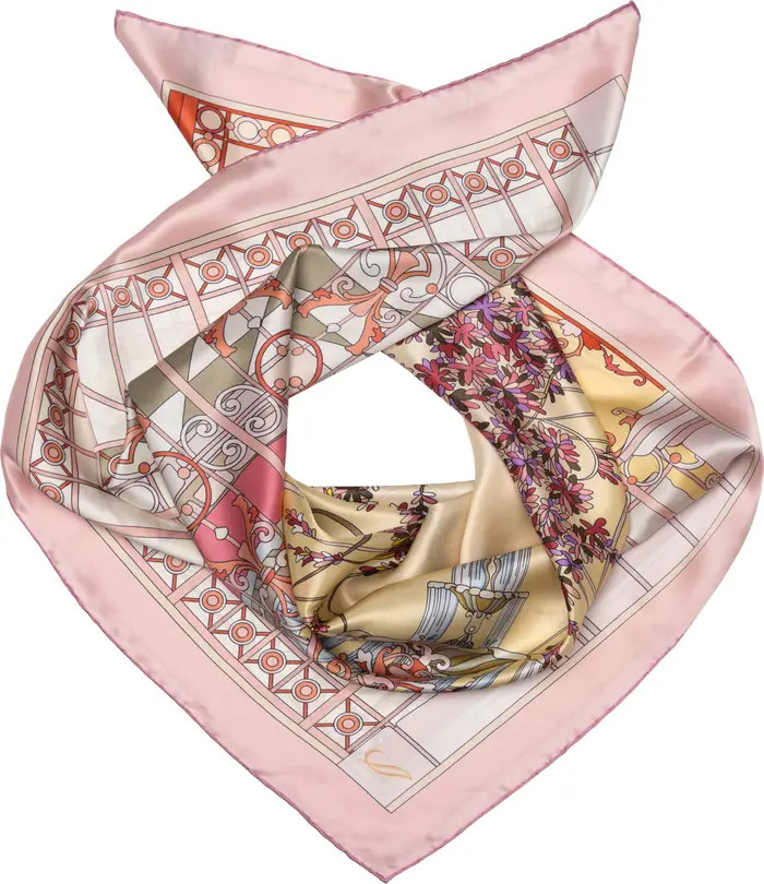 Garden of Dreams - Hand Rolled Silk Foulard for Women | Nordstrom