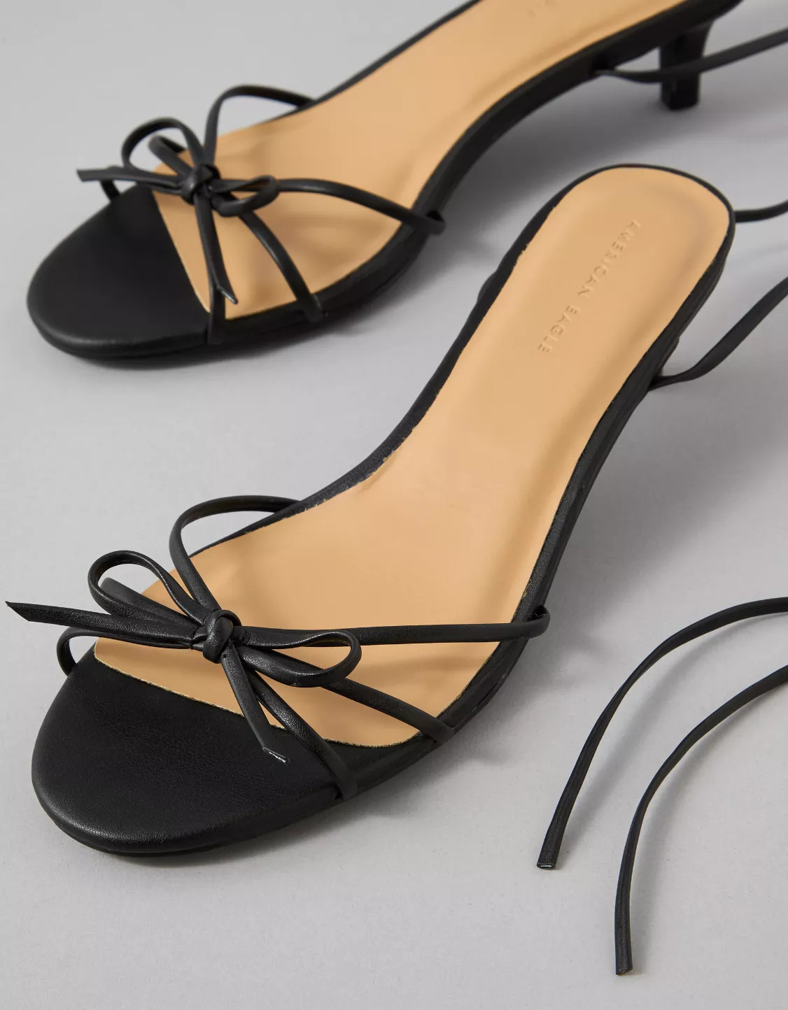 AE Bow Lace-Up Kitten Heels | American Eagle Outfitters (US & CA)