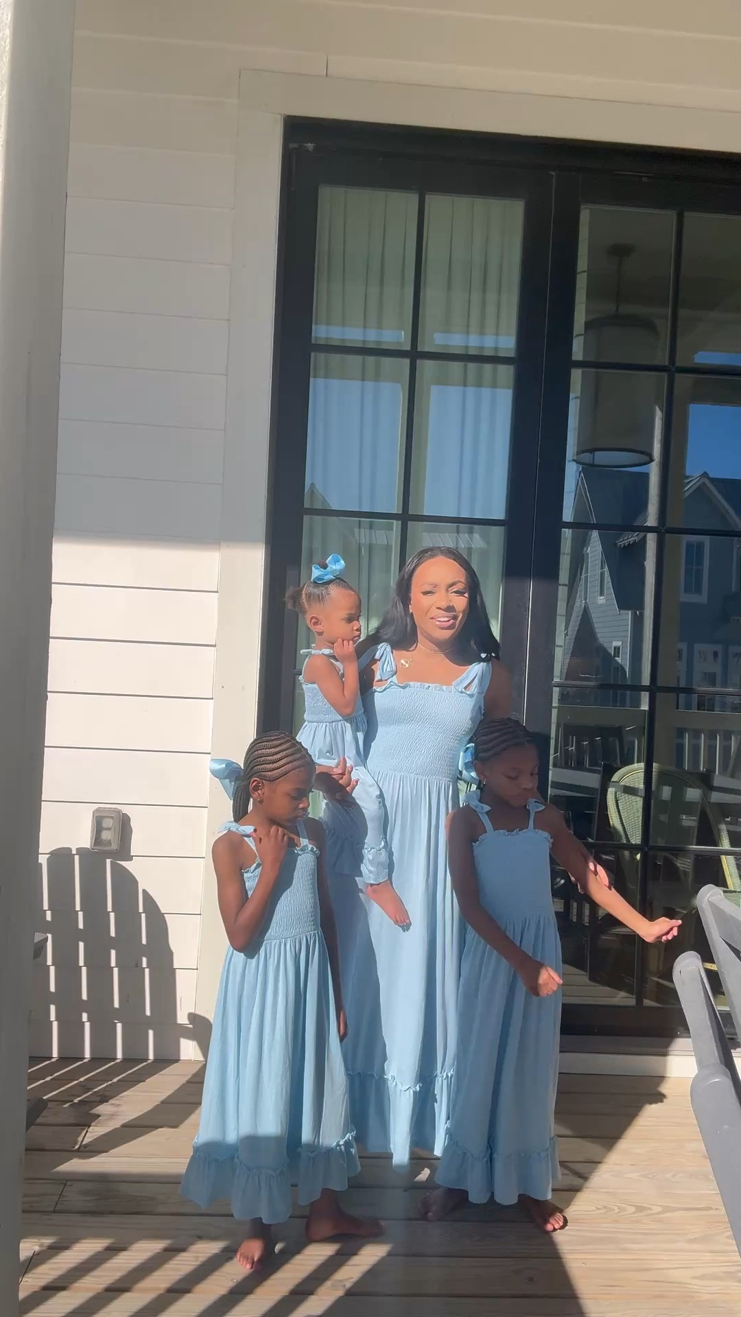 Mommy and me dressed linked here 