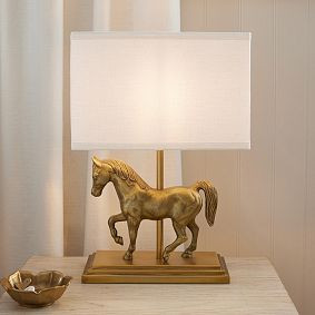 Horse Shaped Table Lamp (17") | Pottery Barn Teen