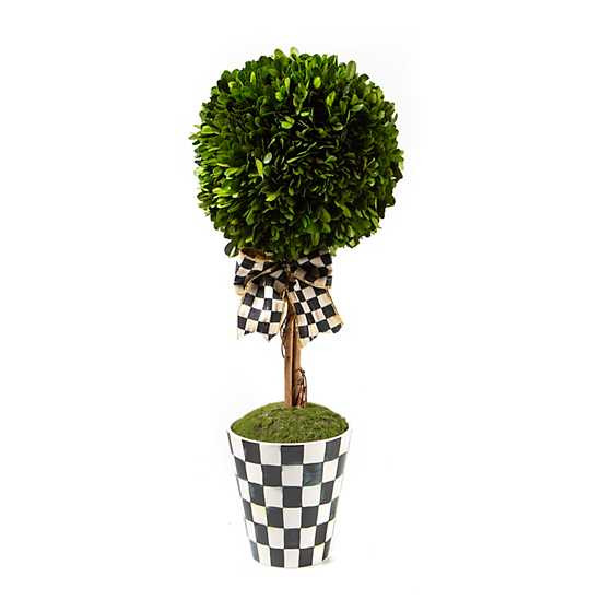Courtly Boxwood Topiary Large Drop In | MacKenzie-Childs