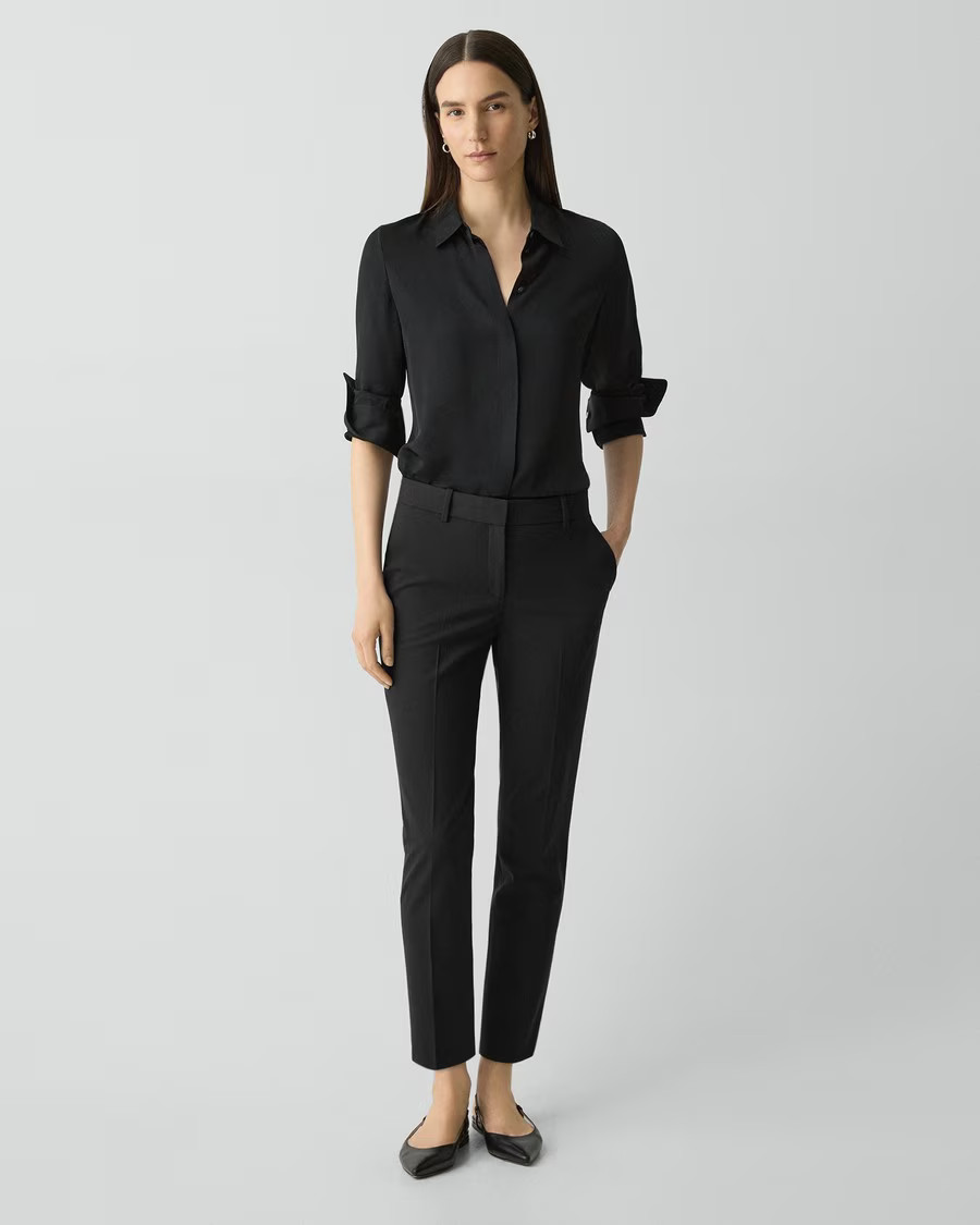 Treeca Pant in Good Wool | Theory