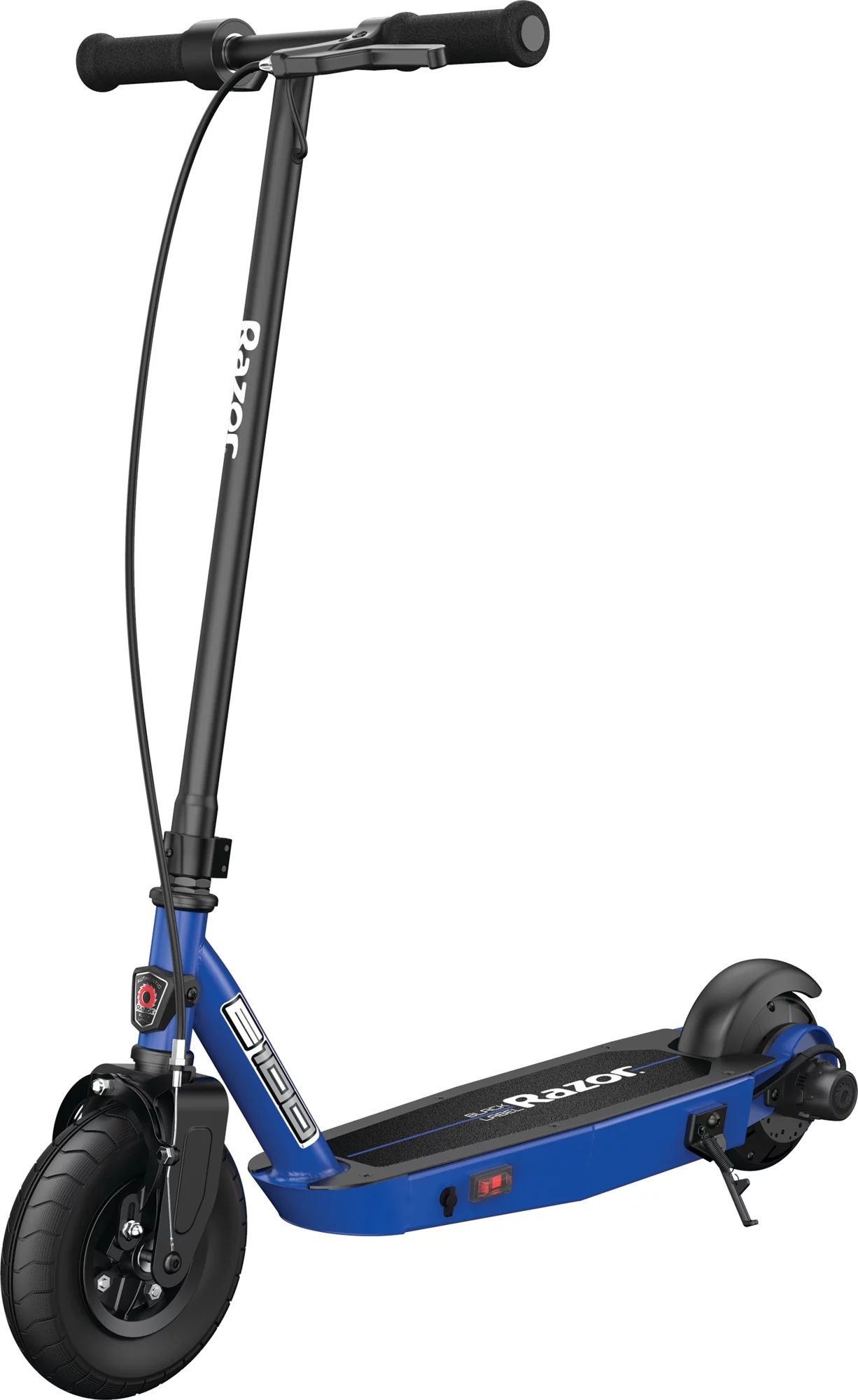 Razor Black Label E100 Electric Scooter - Blue, for Kids Ages 8+ and up to 120 lbs, 8" Pneumatic ... | Walmart (US)