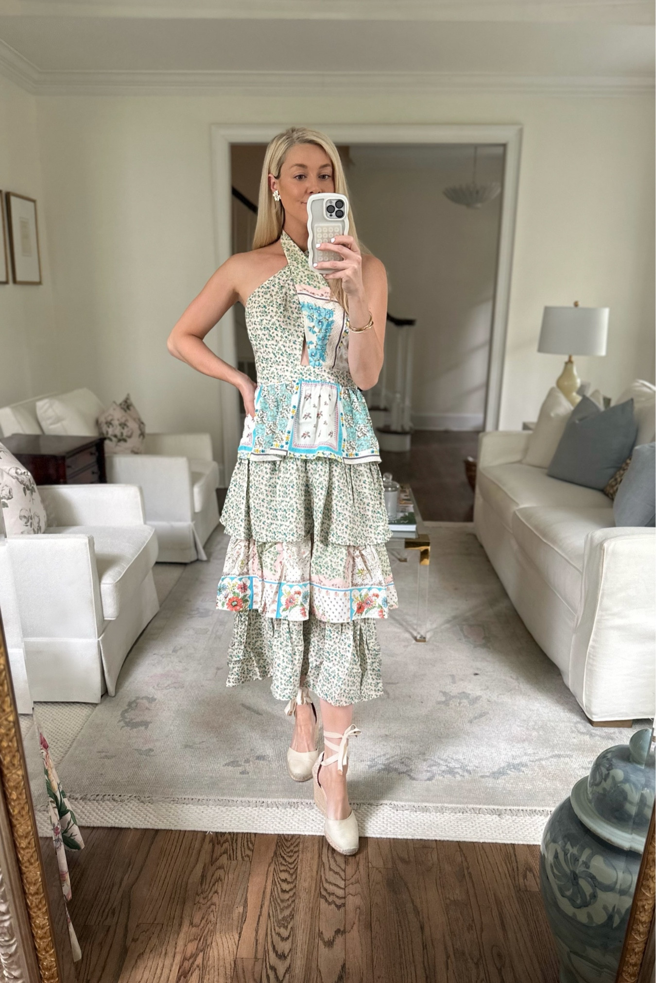 Absolutely swooning over the new Hunter Bell collection! These pieces are some of the most gorgeous I’ve seen all spring! When I saw this pattern I knew I needed it but couldn’t decide on which one! Why not both?! Love how easily I can dress each of these up and down. Paired with my Castaner wedges and Ulla Johnson bag to dress up and some Sam Edelman flats to dress down via Shopbop 

#LTKstyletip #LTKSeasonal #LTKparties