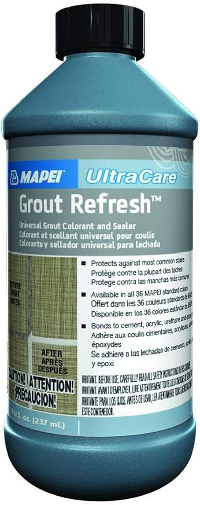 Mapei Grout Refresh Colorant and Sealer: Grout Paint and Sealant - 8 Ounce Bottle, Ivory | Amazon (US)