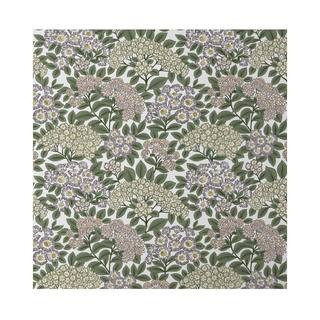 Garden Green Tan Non-Pasted Wallpaper Roll | The Home Depot