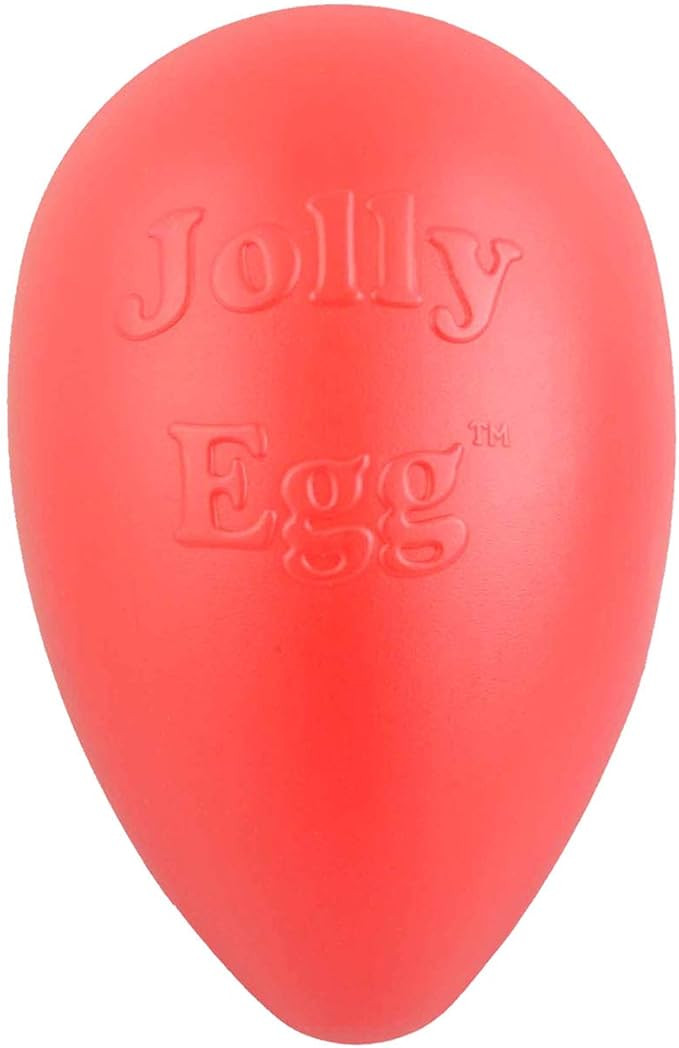 Jolly Pets Jolly Egg Dog Toy, 8 Inches/Medium, Red (JE08 RD) | Amazon (US)