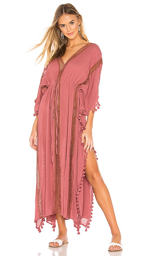 Farrah Caftan in Desert Rose | Revolve Clothing (Global)