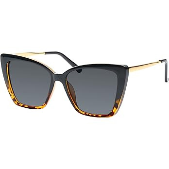 mosanana Oversized Cat Eye Sunglasses for Women Trendy Style MS52028 | Amazon (US)