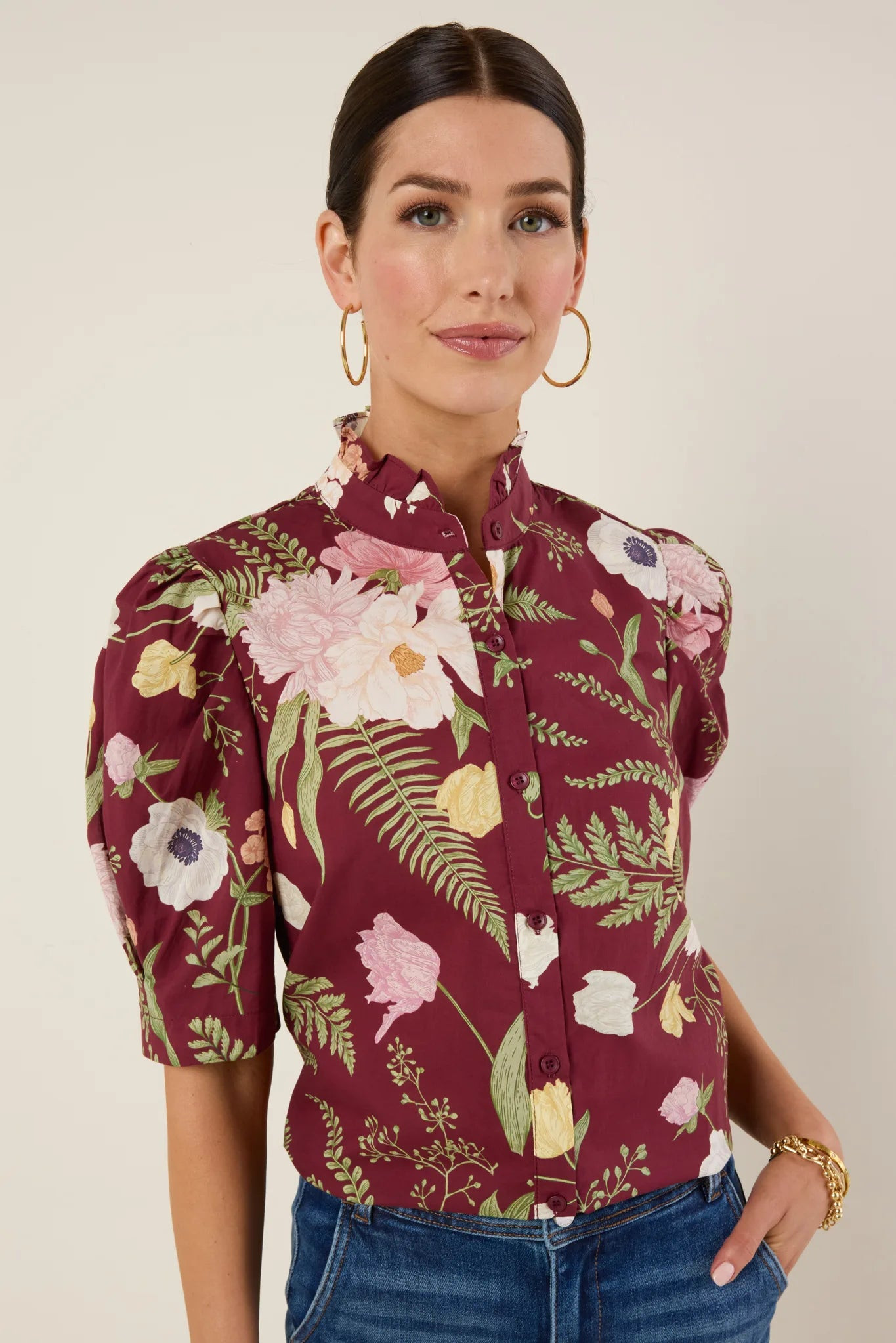 Patricia Top- Burgundy | Avara